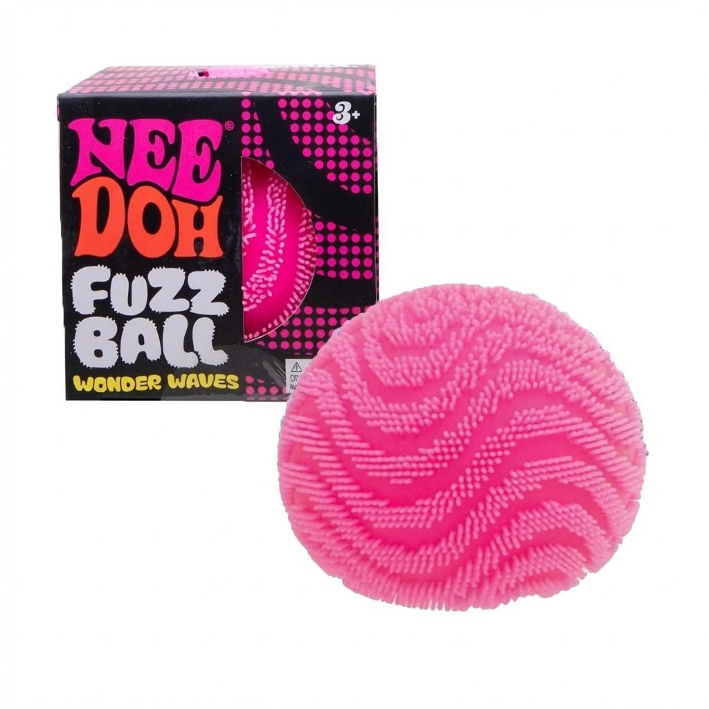 Nieuwe NeeDoh Pluizige Bal Wondergolven Sensorisch Fidget Knijp Verzachtend Stress Speelgoed rood