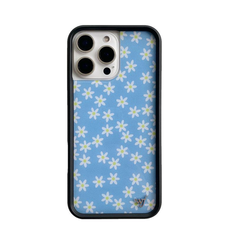 

Blue Daisy iPhone 17 Pro Max Case: Trendy, Heart-Star Design, Drop-Proof iPhone 14 Pro Max