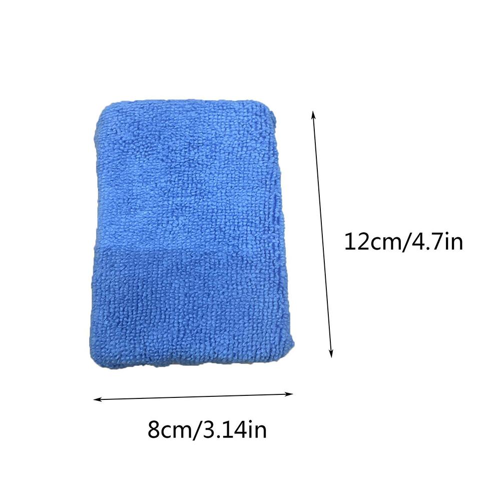Autoreinigungsschwammtücher Autoreinigungstücher Auto Wachs Polierpad Autoaufbereitung Mikrofaser-Applikatoren (Packung mit 8 Stück)