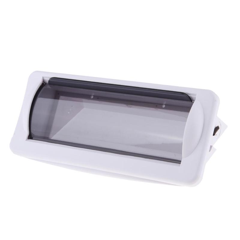 Universal Marine Waterproof Boat Radio Stereo Flip Cover White Boat Flush Mount Stereo Cover for Marine//RV/Yacht