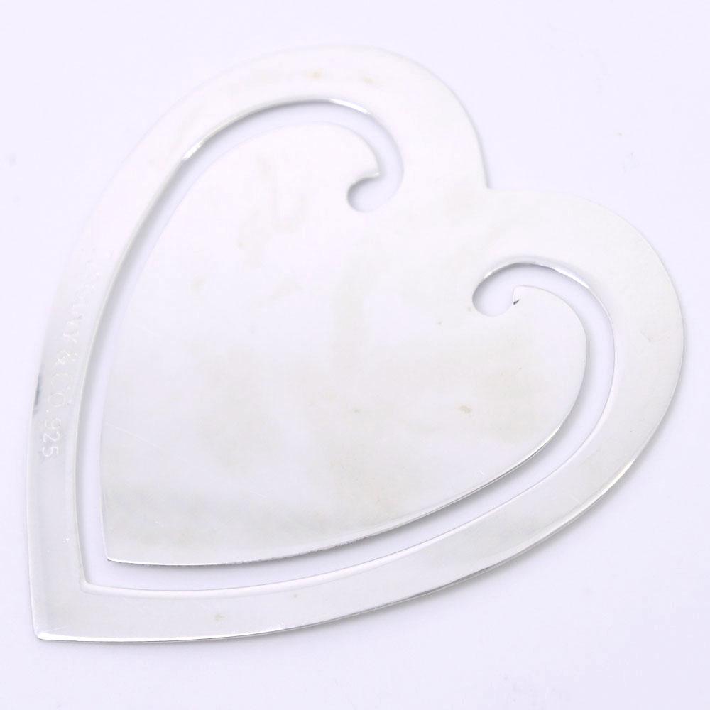 TIFFANY&Co. Bookmark Other Miscellaneous Goods Heart Motif Silver925 Unisex Used