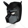 1pc Puppy Hood, Neoprene Silicone Leather Full Head Role Play BDSM Fetish Bondage Hood For Male Sex Games, Sex Toys