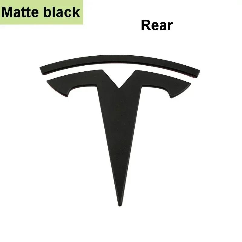 ABS for Tesla Model 3 Mode Y Car Front Hood Logo Cover Emblem Sticker Styling Auto Body Rear Trunk Badge Accessories