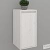 VidaXL Wall Cabinet White 30x30x60 Cm Solid Pine Wood