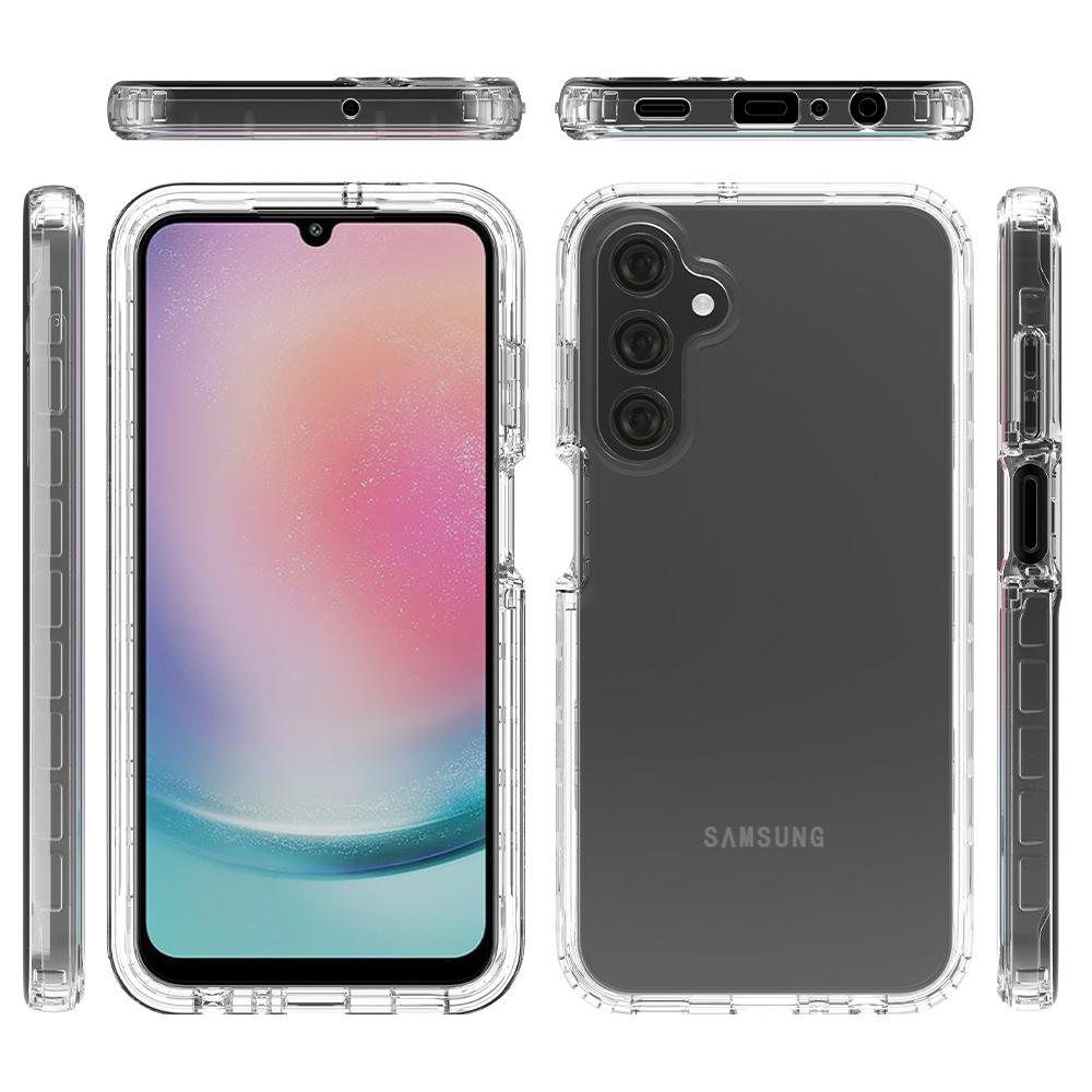 For Samsung Galaxy A25 5G (Global) (161.0 x 76.5 x 8.3mm) Case PC+TPU Gradient Clear Phone Cover