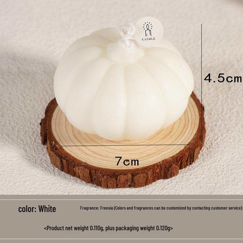 Handmade Halloween Pumpkin Scented Candle - Party Favor & Gift Fragrance Ornament