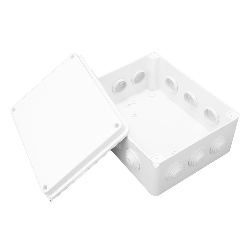Outdoor Junction Box IP65 Waterproof Rain Proof 255x200x120mm Universal Electrical Enclosure with Ru
