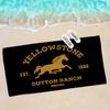 Yellowstone TV Show Microfiber Beach Towel Absorbent Quick Dry Soft Yoga Swimming Resort Mountain Climbing Towel