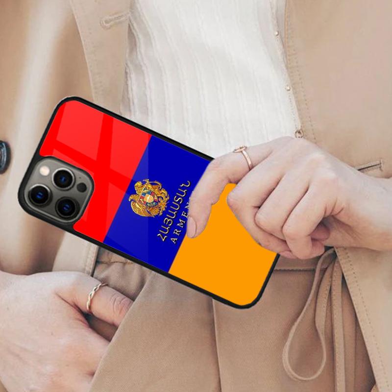 Flag Armenia Coat Arms Magnetic Phone Case For APPLE iPhone 17 Air 16 14 13 12 Pro Max 15 Plus Charge With MagSafe Cover