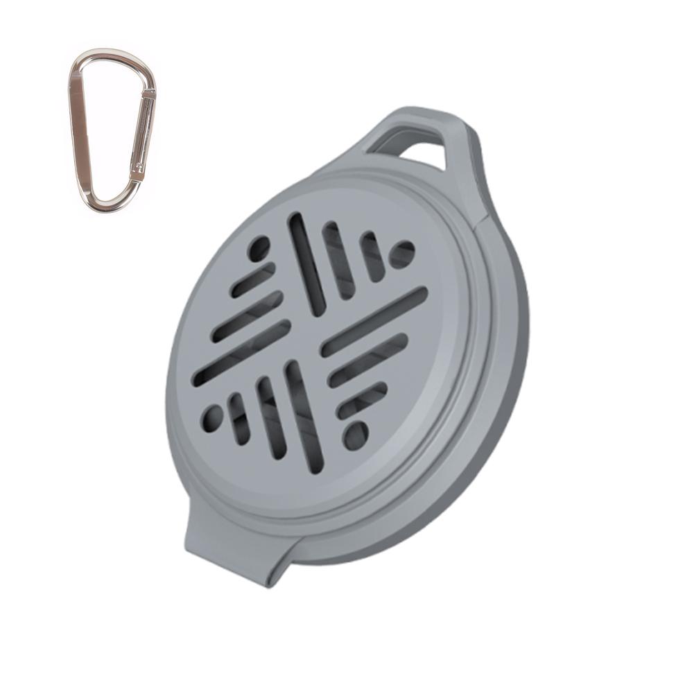 Mosquito Coil Bracket Silicone Mosquito Coil Hanger Portable Mosquito Coil Holder Burner Anti Scald for Outdoor Tent серый