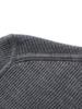 Women's 100% Fine Wool Ribbed Button-Up Cardigan, Round Neck Knitwear – Elegant & Versatile Jacket