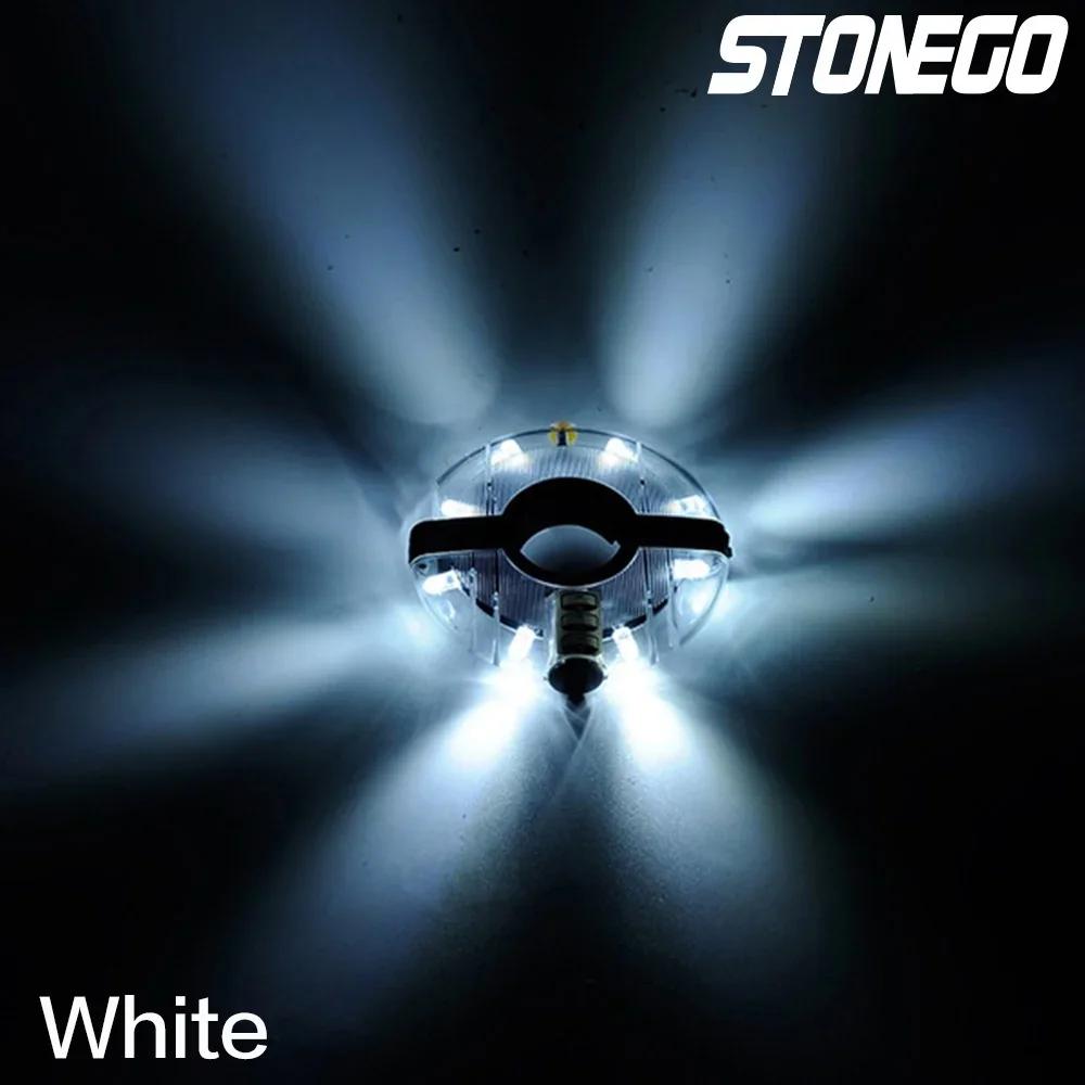 

LED Bicycle Wheel Hub Lights Waterproof Colorful Cycling Warning Light Bike Accessories for Safe Night Riding белый