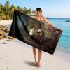 Large Beach TowelFran Bow Soft Absorbent Towel Beach Bath Home Use