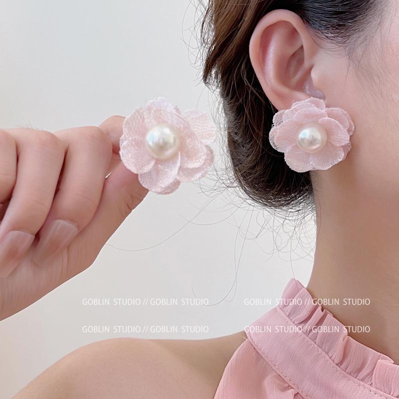 

Летние милые серьги с цветами: Универсальные серьги-гвоздики высокого класса с иглой из серебра 925 пробы