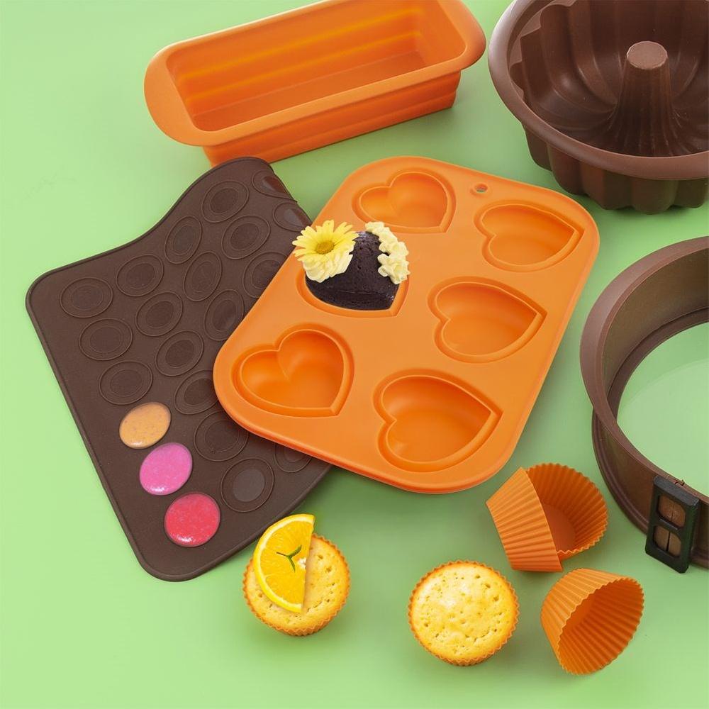 Silicone Mat Mold for Baking Macaroons, Cookies, and Biscuits