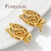 18K Gold Plated Bead Safety Clasp For Bracelets,Locks For Jewelry Making Accessories,Connectors Clasps Fittings