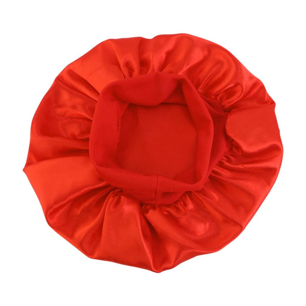 Children's candy-colored elastic headband round hat, nightcap, comfortable and breathable baby hair care hat, shower cap K-21