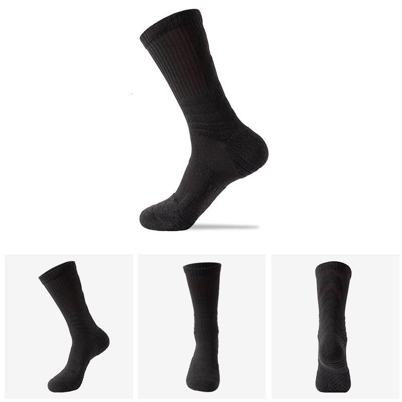 Basketball Socks, Training Socks for Men and Women, Towel Soles, Shock-absorbing and Anti-slip Sports Socks