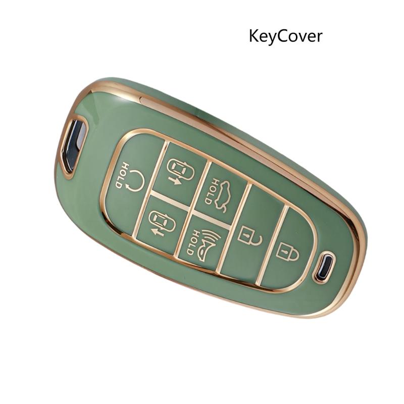 Car Key Cover for 2022 Replacement 7 Buttons Remote Key Fob Case Full Protection Sleeve Flexible Protective Shell