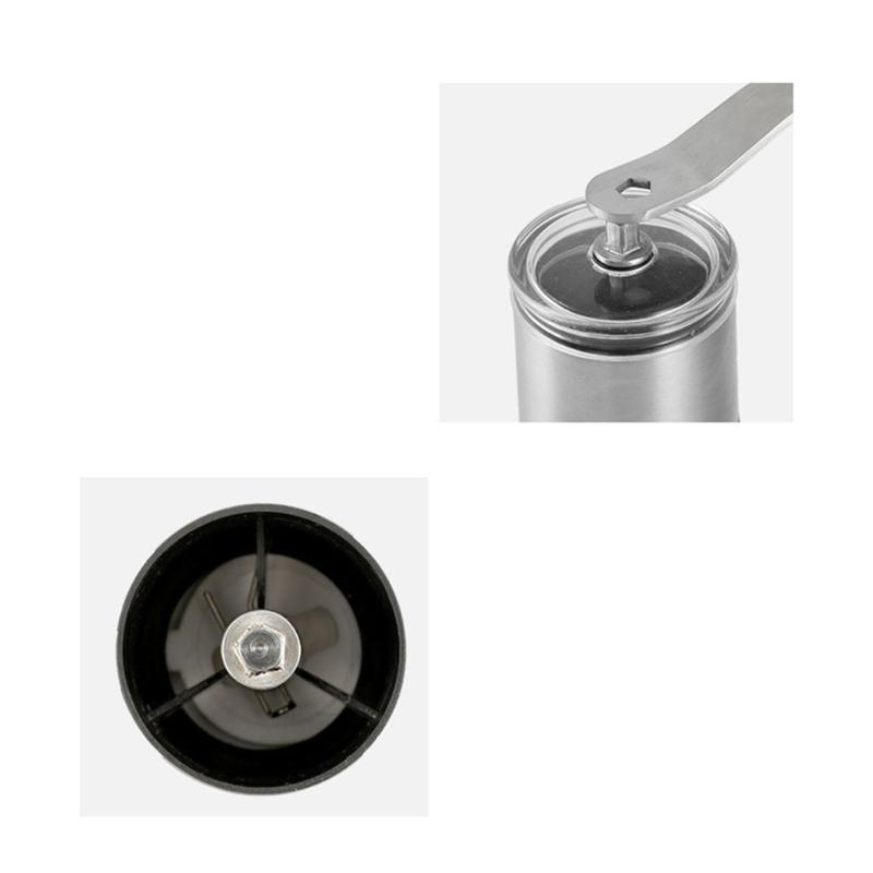 Manual Coffee Grinder Hand Coffee Grinder Mill with Ceramic Burrs Hand-Cranked Coffee Grinder for Indoor Outdoor Use