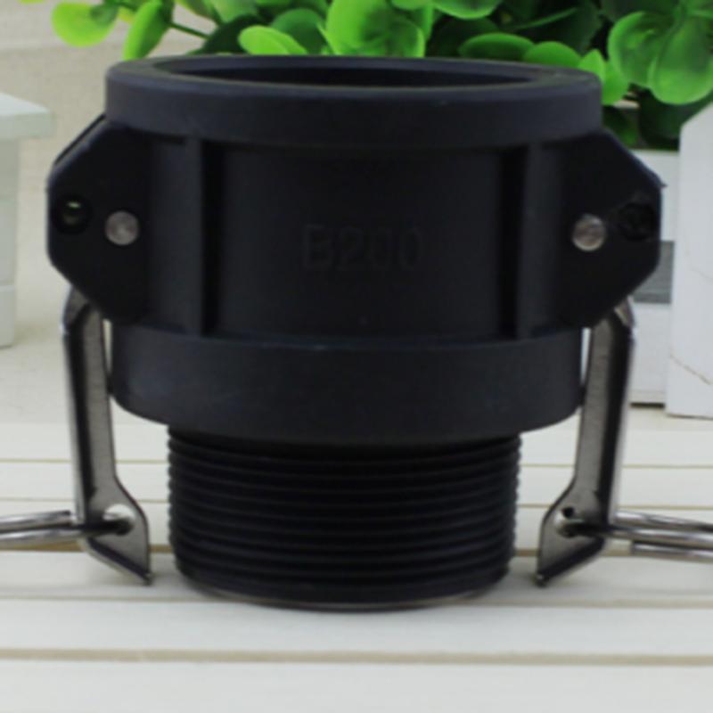 1 st/3 st DN15 till DN50 Plast Kamlås Kopplingar 1/2" till 1" Snabbkoppling PP Adapter Rördelar