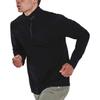 Under Armour Solid Color 1/4 Zip Mock Neck Running Long Sleeve T-Shirt Men Tops Black 1379288-001