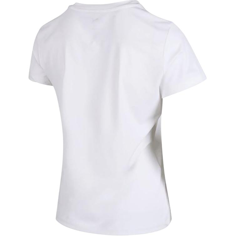 Puma Sports Fashion Casual Round Neck Short Sleeve T-Shirt Women Tops White 690193-02