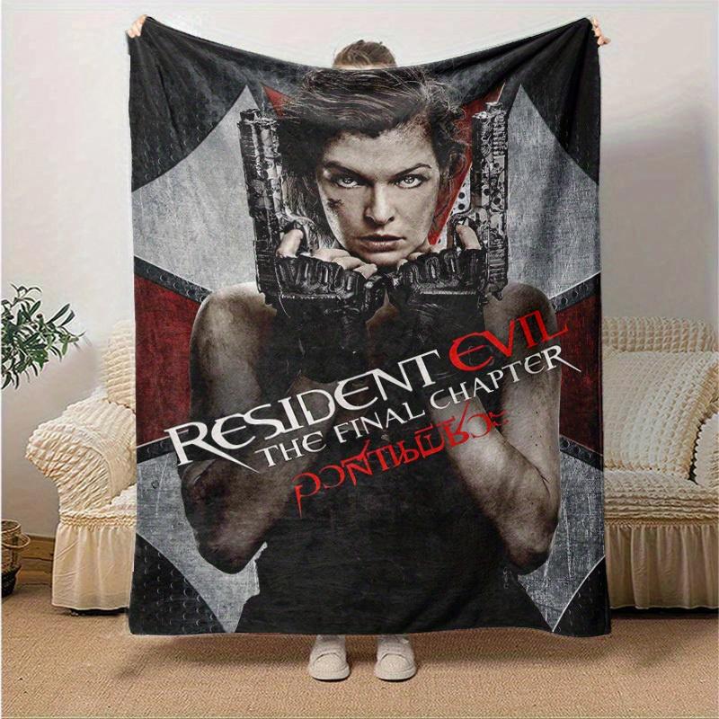 1pc Resident Evil: The Final Chapter, Cozy Home Decor Blanket, Perfect Gift! Bedroom, Living Room, Travel, Camping, Car, Beach, Office Naps, Ideal Sof