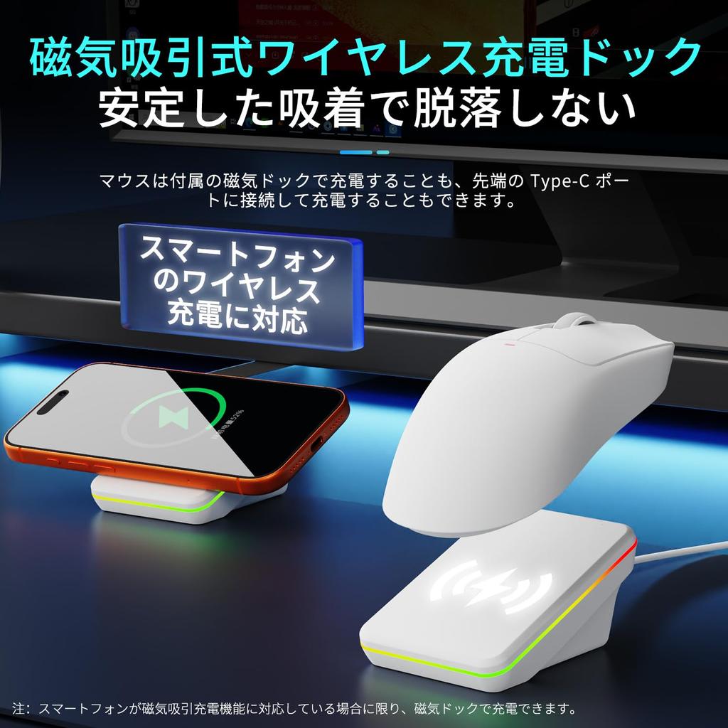 AJ200NLAIMC Gaming Mouse with AI Smart 24000 Pink A.JAZZ System, 3-Mode Connection, PAW3311, DPI, 67g,