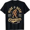 Champion de Cache-Cache Bigfoot Sasquatch Drôle Rétro Vintage Cadeau T-Shirt Unisexe