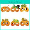 Face Pumpkin Holiday Mask Thanksgiving Venue Decor Accessories Photo Prop Set