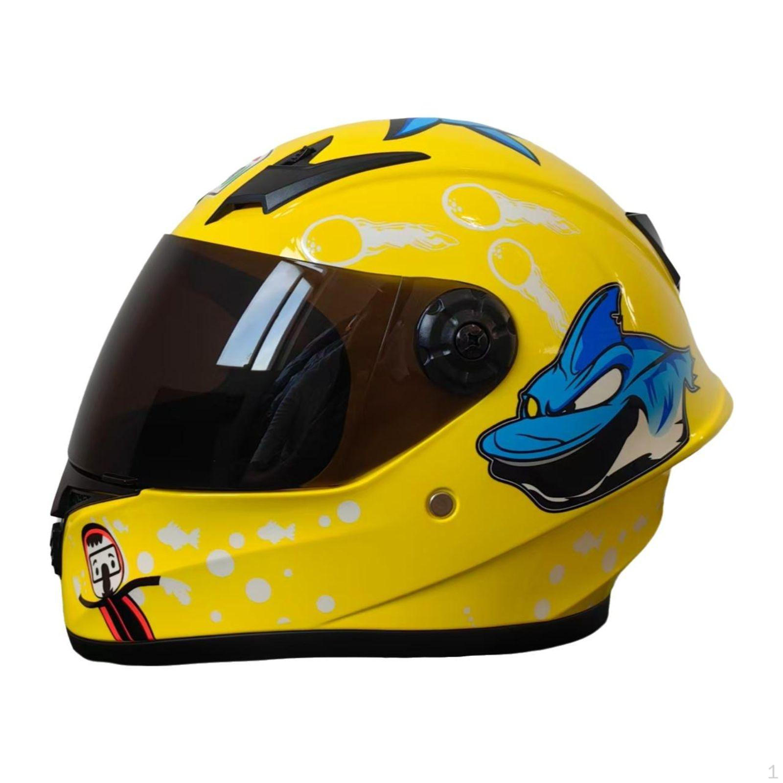 Kids CompleteCoverage Helmet, Motorcycle, Adjustable, Ventilated
