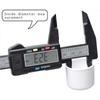 With Battery Electronic LCD Digital Vernier Caliper Messschieber Micrometer Caliper Home Measuring Tool