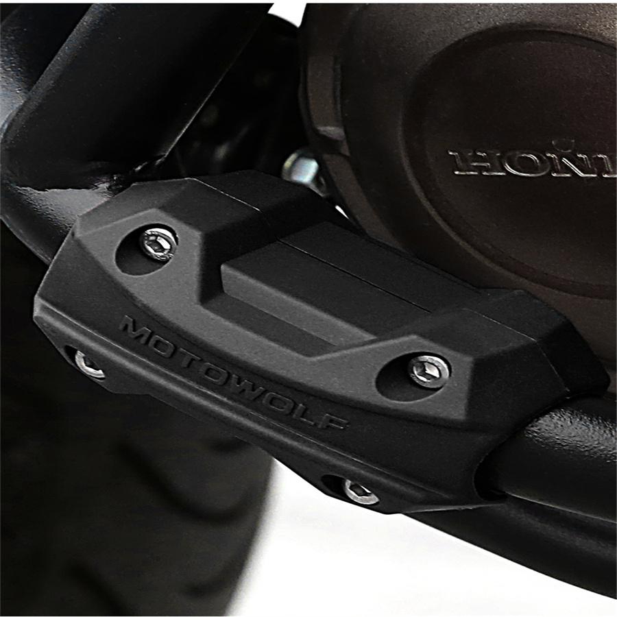 Pair Motorcycle Engine Guard Crash Bar Bumper Protector Decor Block 22/25/28mm