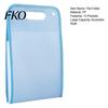 Large Capacity File Folder Translucent Vertical Expanding Organizer with 13 Pockets, Accordion Folders Reinforced Handle Labels, A4 Letter Size