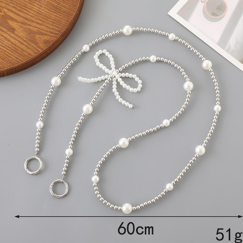Pearl Mobile Phone Chain Necklace - Crossbody Lanyard for Women