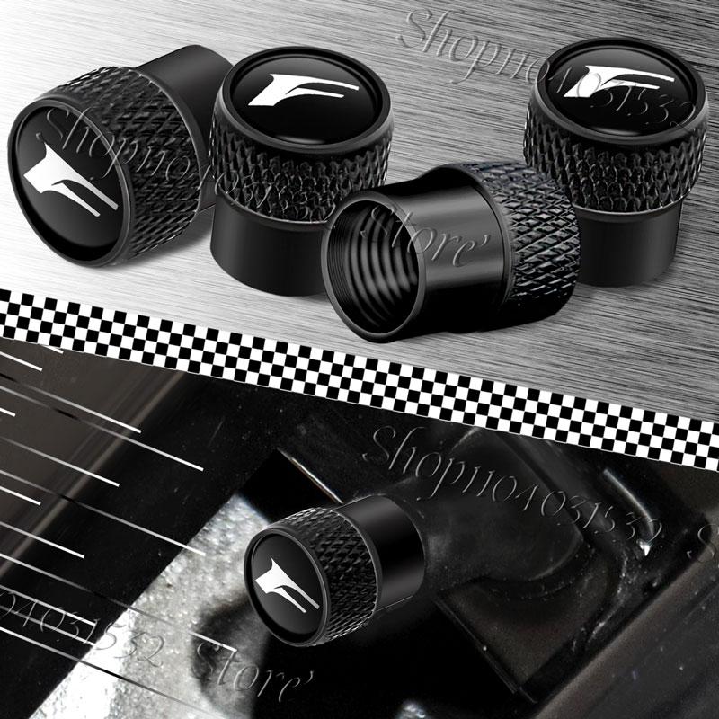 CBFBC1 4Pcs F Sport Logo Car Wheel Tire Valve Caps Rim Stem Dust-proof Covers For Lexus NX RX GS RX350 RX300 RX330 IS500 IS250 CT200
