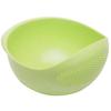 1PC- Silicone Colander Rice Bowl Drain Basket Fruit Bowl Washing Drain Basket with Handle Washing Basket Home Kitchen Organizer