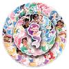 50 Cute Cartoon Mermaid Graffiti Stickers for Water Bottles, Phone Cases, and Journals