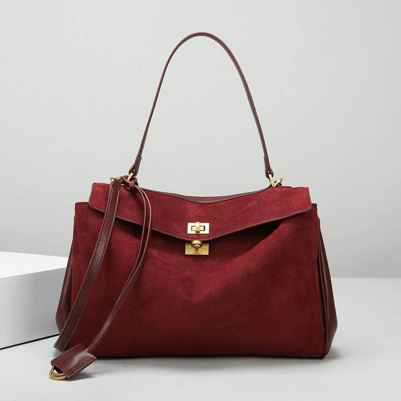 Īstas ādas atslēgu piekariņa crossbody soma