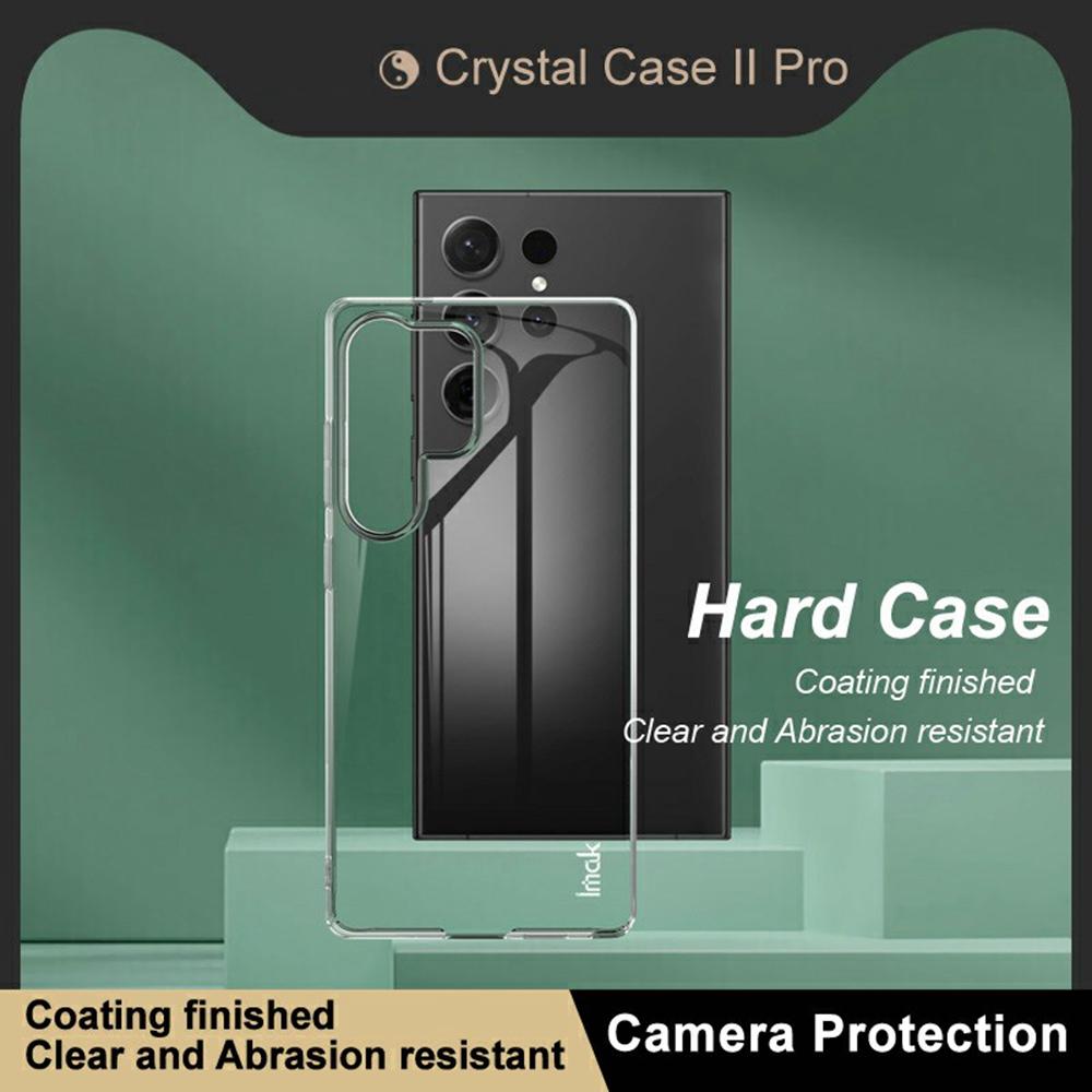IMAK Crystal Case II Pro for Samsung Galaxy S25 Ultra Case Clear PC Protective Phone Cover