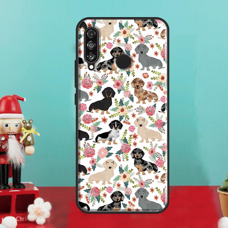 

Cute Dachshund Dog For Huawei Nova 12i 12s 11i 5T Y90 Y70 Y60 Y61 Y91 Y72 9 10 SE P60 Pro P20 P30 P40 Lite Case Huawei P20 Pro
