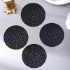 4PCS Creative Hollow Cup Mat Vintage Wheat Coasters Table Placemat Heat Insulation Decorative Doilies for Home Kitchen Dining