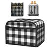 Toaster Cover Super Soft Appliance Cover Machine Washable Toaster Cover With Pocket For Most Standard 2 Slice Toasters