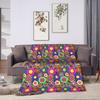 Retro Gänseblümchen Blumenmuster Decken Qualität Weich Gemütlich Überwurfdecke Winter Picknick Sofa Zuhause Lustige Tagesdecke
