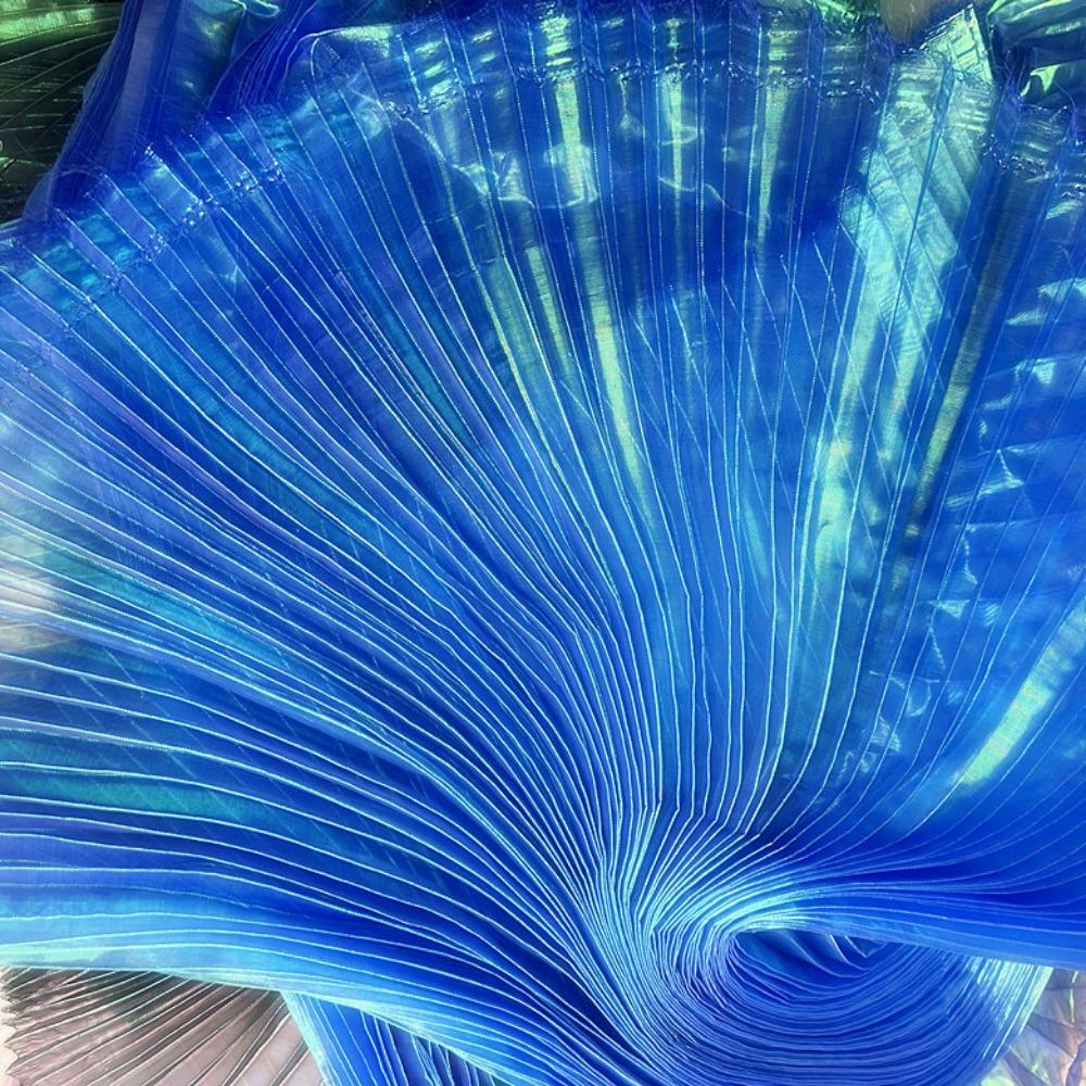 Pleated Organza Fabric For Sewing Girls Skirt Dress Handicraft Clothing DIY Supplies Apparels Needlework Accessories