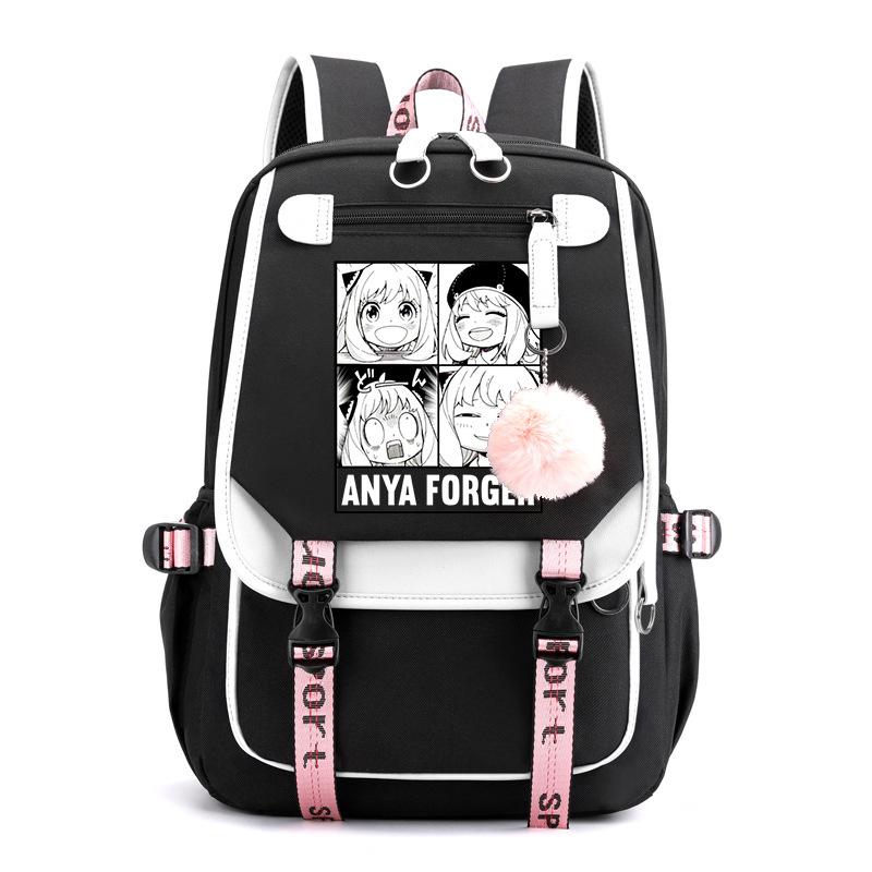 Spy Play House Backpack Casual Versatile Large Capacity Junior High School Student School Bag