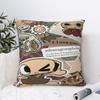 Warm Seat Shelly Dandys World Decor Pillowcase Accessories Pillow Cover Zippered Multiple Sizes