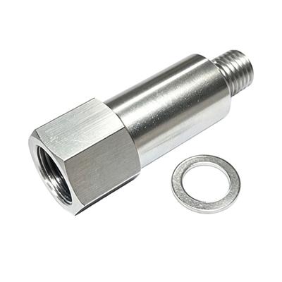 Aluminum Coolant Temp Sensor Adapter Set M12x1 5 Male To 3 8 Pipe Thread Female For Automotive Applications