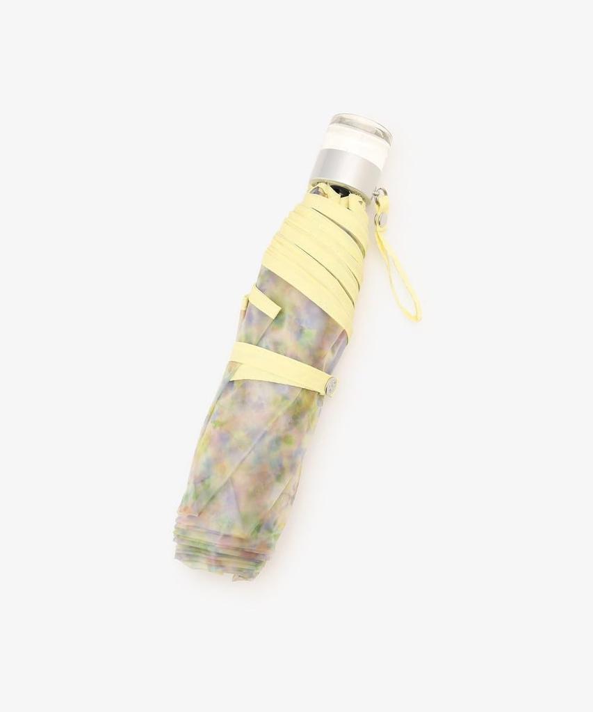 Tea AfternoonTea LIVING Folding Umbrella JM94 Small Flower Clear Folding Umbrella Rain Umbrella Yellow [Afternoon Living]